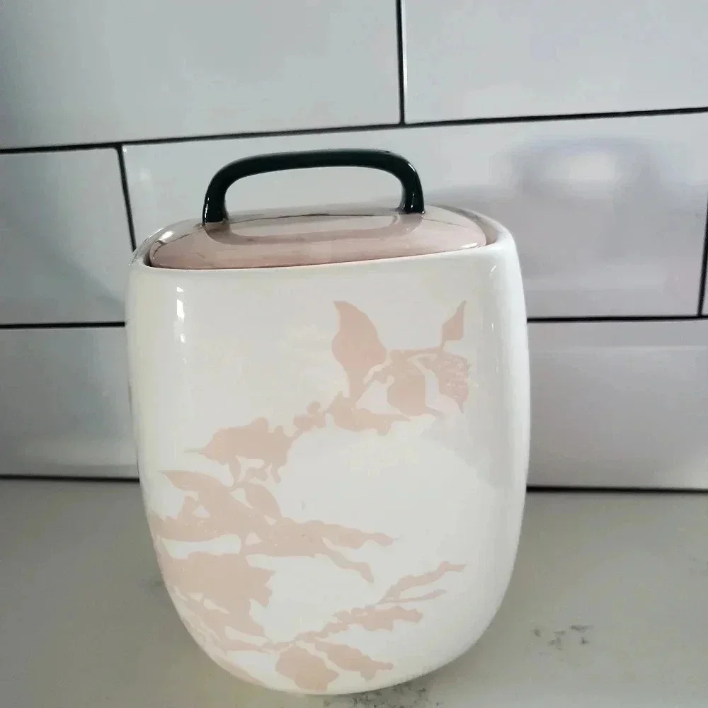 Starbucks spring floral ceramic coffee canister - Picture 5 of 10